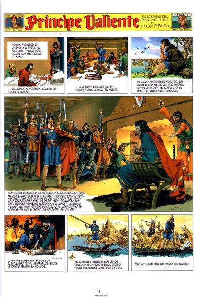 PRÍNCIPE VALIENTE - 2005 - Colección Completa – 26 Tomos En Formato PDF - Descarga Inmediata
