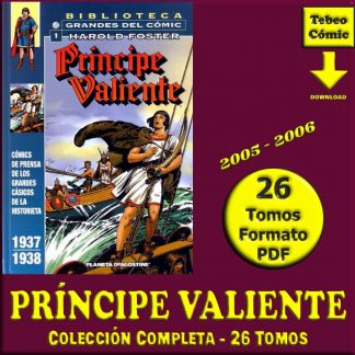 PRÍNCIPE VALIENTE - 2005 - Colección Completa – 26 Tomos En Formato PDF - Descarga Inmediata