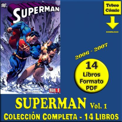 SUPERMAN - V1 - 2006 - Colección Completa - 14 Libros En Formato PDF - Descarga Inmediata