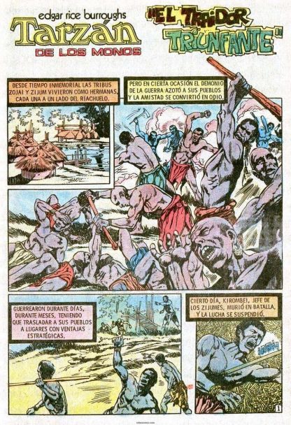 TARZAN - Vol. 6 - 1951 - Novaro - Lote de 100 Tebeos En Formato PDF - Descarga Inmediata
