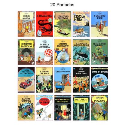 TINTIN - En Italiano - 1999 - Colección Completa - 25 Libros En Formato PDF - Descarga Inmediata