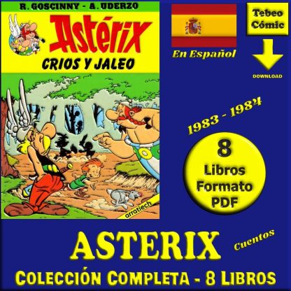 ASTERIX - Cuentos - En Español - 1983 – Colección Completa – 8 Libros En Formato PDF - Descarga Inmediata