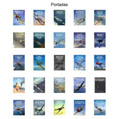 AVIONES DE LOS ASES - Vol. 1- En Inglés - Colección De 25 Libros En Formato PDF - Descarga Inmediata