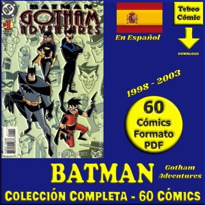 BATMAN - Gotham Adventures - En Español - 1998 - Colección Completa - 60 Cómics En Formato PDF - Descarga Inmediata