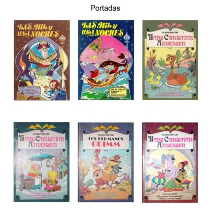 CLÁSICOS FAMILIARES - Cuentos - 1980 – Colección Completa – 6 Tebeos En Formato PDF - Descarga Inmediata