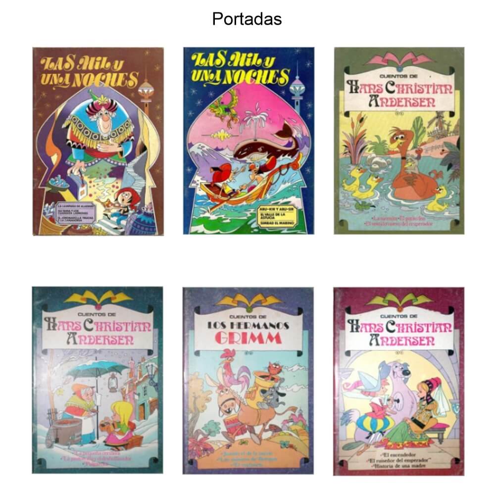 CLÁSICOS FAMILIARES - Cuentos - 1980 – Colección Completa – 6 Tebeos En Formato PDF - Descarga Inmediata