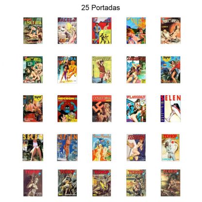 CÓMIC ERÓTICO ITALIANO - Original En Italiano - Vol. 2 - Lote de 50 Libros En Formato PDF - Descarga Inmediata