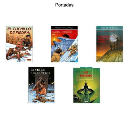 CRÓNICAS DE LA NOCHE DE LOS TIEMPOS - En Español - 1987 - Colección Completa - 5 Libros En Formato PDF - Descarga Inmediata
