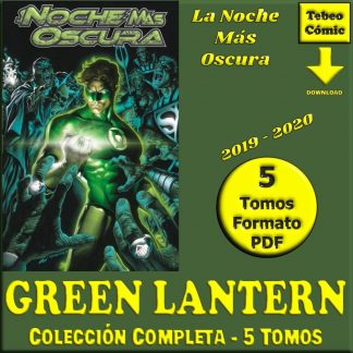 GREEN LANTERN - La Noche Más Oscura - 2019 - Colección Completa – 5 Tomos En Formato PDF - Descarga Inmediata