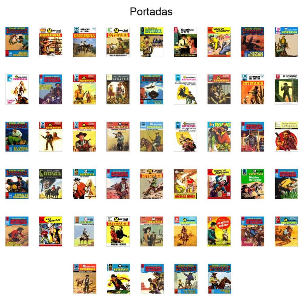 MARCIAL LAFUENTE ESTEFANÍA – Vol. 2 – Lote De 50 Novelas En Formato PDF - Descarga Inmediata