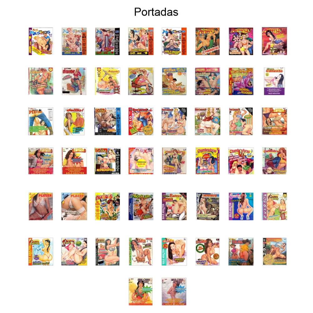 CÓMIC PORNO ERÓTICO MEXICANO – Vol. 10 - Colección De 50 Cómics En Formato PDF - Descarga Inmediata