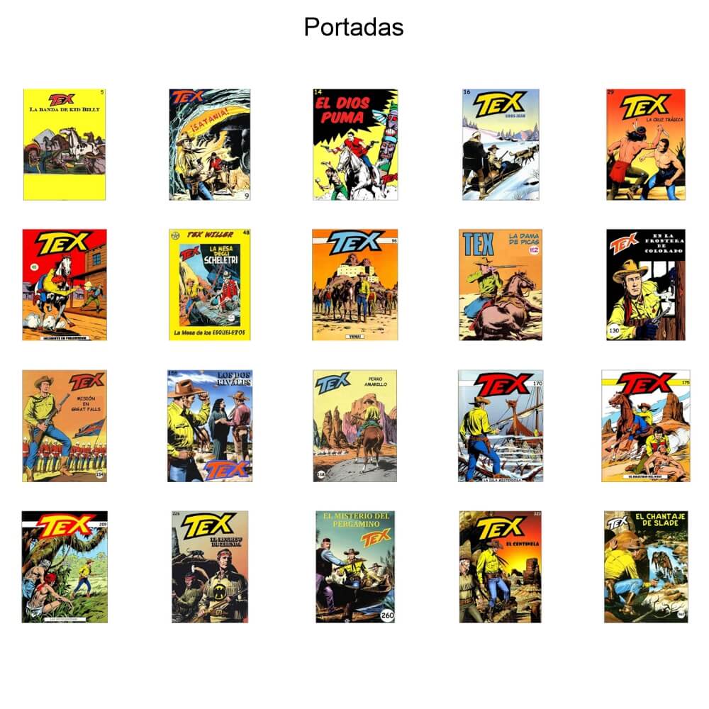 TEX - Aventuras En Color - Vol. 3 - En Español - Colección Inédita - Lote De 20 Tomos En Formato PDF - Descarga Inmediata