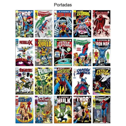 BIBLIOTECA MARVEL - En Color - Vol. 6 - 2022 - 20 Tomos En Formato PDF - Descarga Inmediata