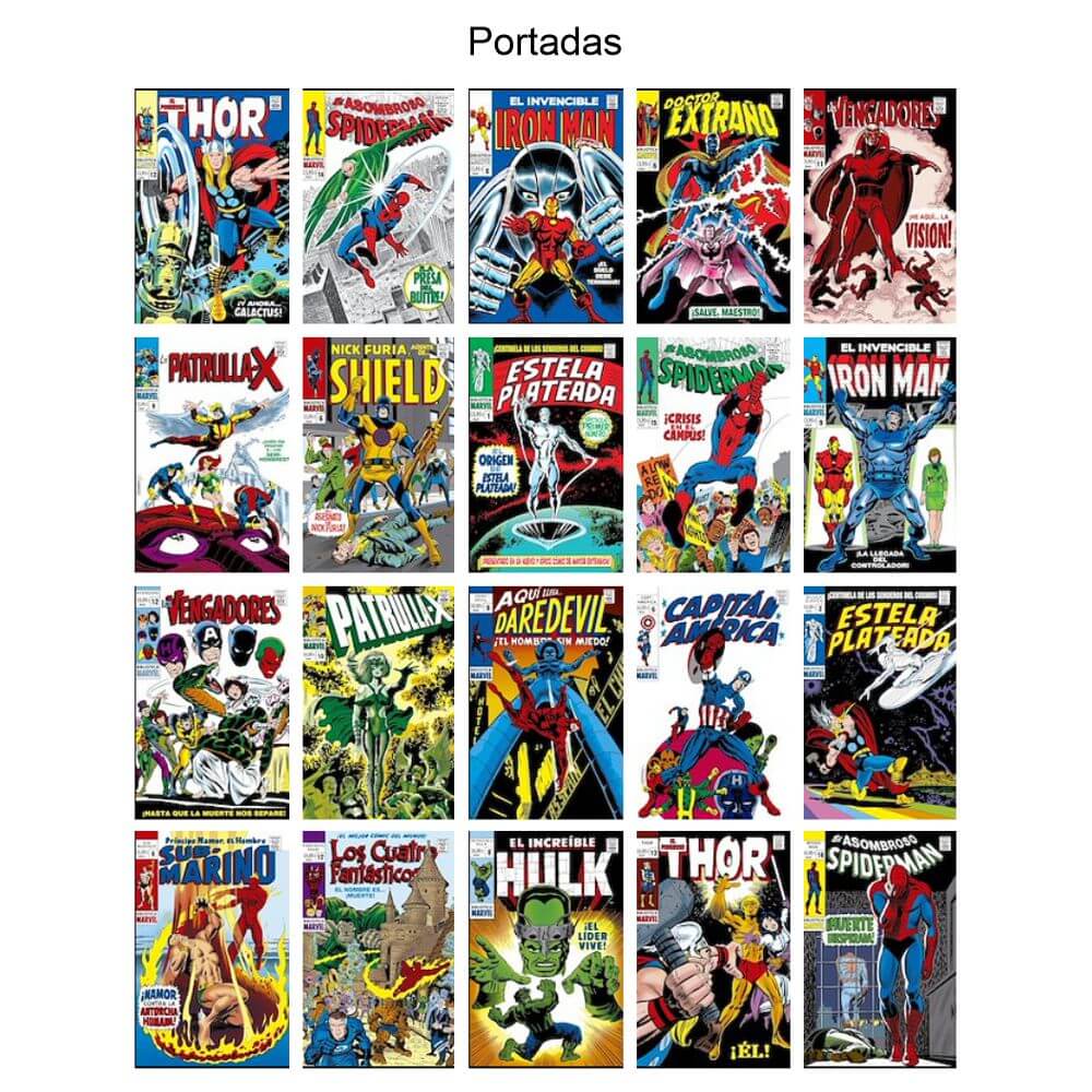 BIBLIOTECA MARVEL - En Color - Vol. 5 - 2022 - 20 Tomos En Formato PDF - Descarga Inmediata