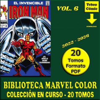 BIBLIOTECA MARVEL - En Color - Vol. 6 - 2022 - 20 Tomos En Formato PDF - Descarga Inmediata