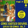 CÓMIC ERÓTICO ESPAÑOL - Vol. 7 - Lote de 100 Cómics En Formato PDF - Descarga Inmediata