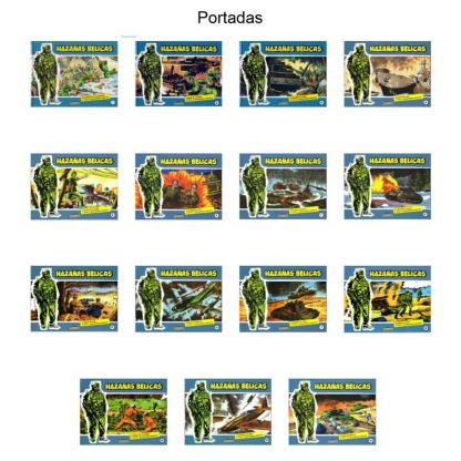 HAZAÑAS BÉLICAS - Colección - Vol. 1 - 2014 - Lote De 15 Libros En Formato PDF - Descarga Inmediata