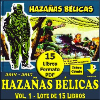 HAZAÑAS BÉLICAS - Colección - Vol. 1 - 2014 - Lote De 15 Libros En Formato PDF - Descarga Inmediata