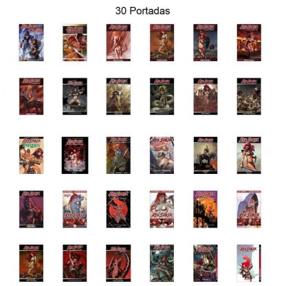 RED SONJA - 68 Libros En Inglés - Colección De 68 Libros de Dynamite En Formato PDF - Descarga Inmediata