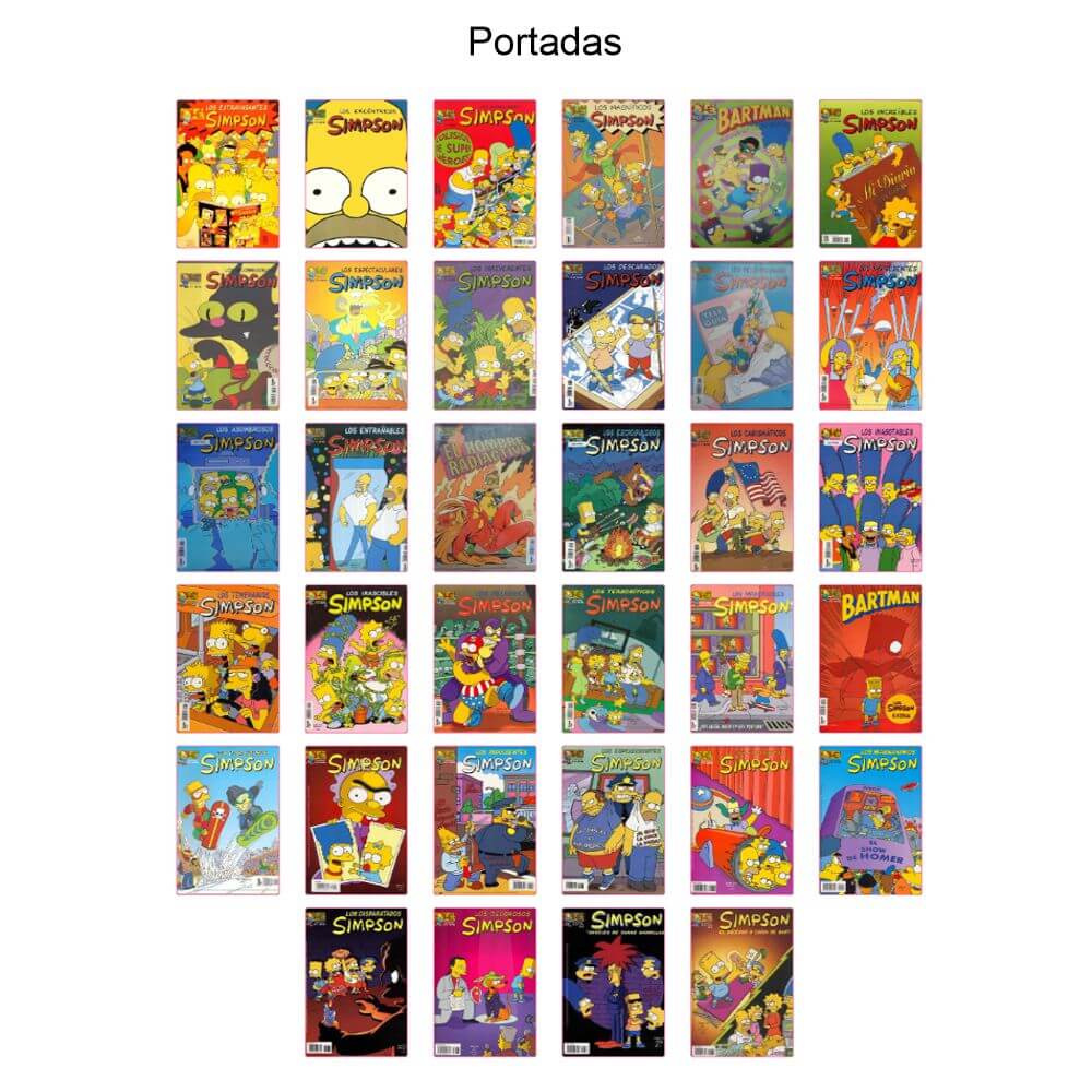 OLÉ! SIMPSON - 1996 - Colección Completa - 34 Libros En Formato PDF - Descarga Inmediata