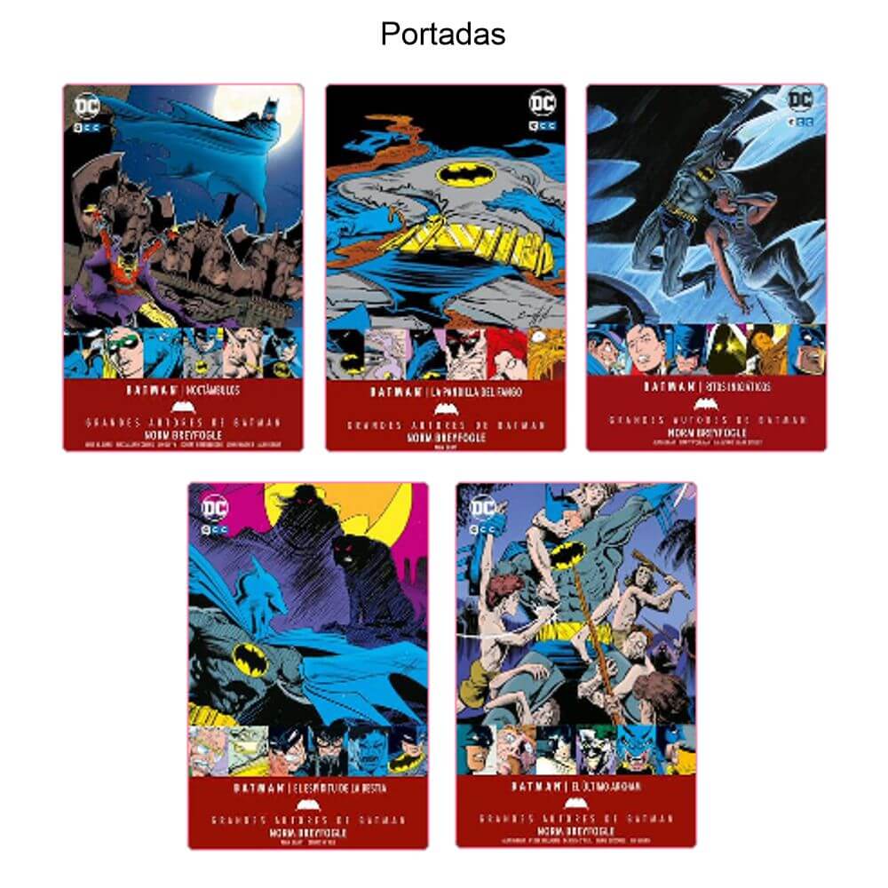 BATMAN - Grandes Autores - Norm Breyfogle - 2017 - Colección Completa – 5 Tomos En Formato PDF - Descarga Inmediata