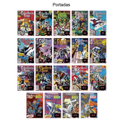 CABALLERO LUNA - 1990 – Colección Completa - 19 Tebeos En Formato PDF - Descarga Inmediata