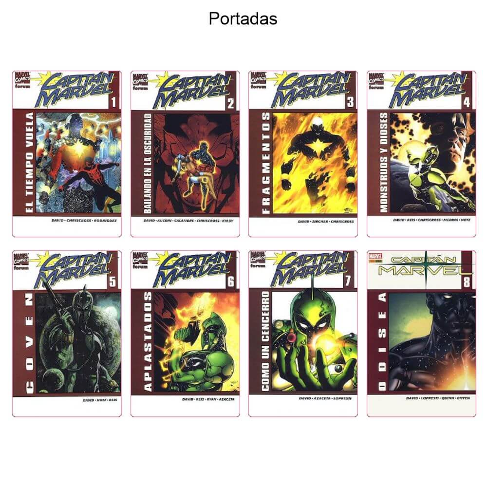 CAPITÁN MARVEL - 2003 – Colección Completa – 8 Libros En Formato PDF - Descarga Inmediata