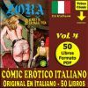 CÓMIC ERÓTICO ITALIANO - Original En Italiano - Vol. 4 - Lote de 50 Libros En Formato PDF - Descarga Inmediata