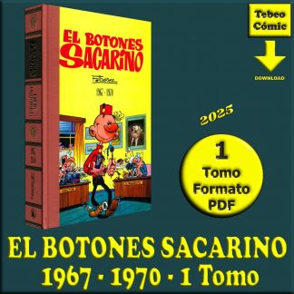 EL BOTONES SACARINO - 1967-1970 - 1 Tomo De 432 Páginas En Formato PDF - Descarga Inmediata