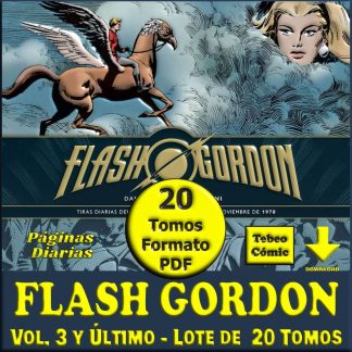 FLASH GORDON – Páginas Diarias - Vol. 3 y Último – 2024 - Lote De 20 Tomos En Formato PDF - Descarga Inmediata