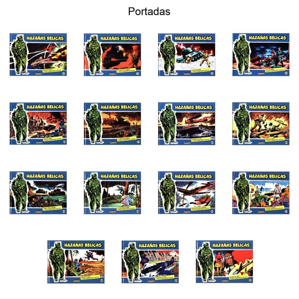 HAZAÑAS BÉLICAS - Colección - Vol. 2 - 2014 - Lote De 15 Libros En Formato PDF - Descarga Inmediata