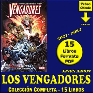 LOS VENGADORES De Jason Aaron - 2021 - Lote De 15 Libros En Formato PDF - Descarga Inmediata