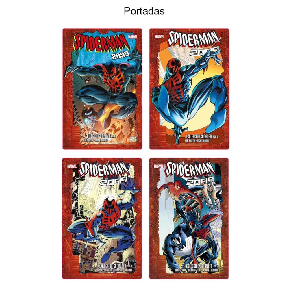 SPIDERMAN 2099: La Colección Completa - 2023 - 4 Tomos En Formato PDF - Descarga Inmediata