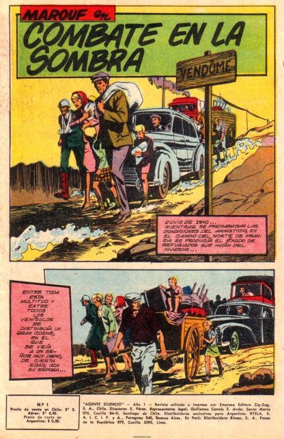 AGENTE SILENCIO – 1970 - Colección Completa – 36 Tebeos En Formato PDF - Descarga Inmediata