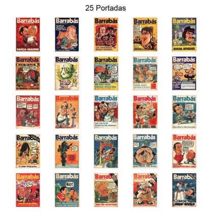 BARRABÁS - La Revista Satírica Del Deporte – Vol. 1 – Lote De 50 Revistas En Formato PDF - Descarga Inmediata