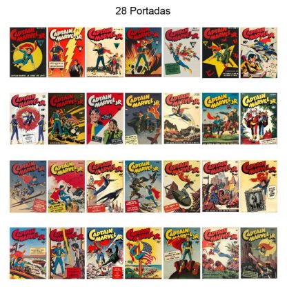 CAPTAIN MARVEL JR. - En Inglés - USA Original - 1942 / 1953 - Colección Completa - 118 Cómics En Formato PDF - Descarga Inmediata