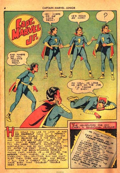 CAPTAIN MARVEL JR. - En Inglés - USA Original - 1942 / 1953 - Colección Completa - 118 Cómics En Formato PDF - Descarga Inmediata