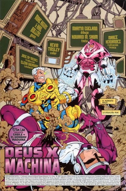 ESPECIAL MUTANTES - Forum 1999 – Colección Completa – 22 Tebeos En Formato PDF - Descarga Inmediata