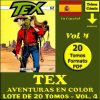 TEX - Aventuras En Color - Vol. 4 - En Español - Colección Inédita - Lote De 20 Tomos En Formato PDF - Descarga Inmediata
