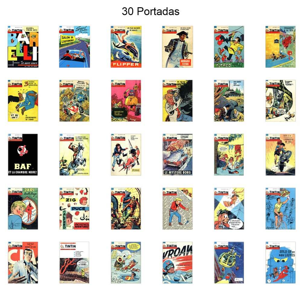 TINTIN Edición Belga - Vol. 10 - Años 1964 Y 1965 - Original En Francés - Colección De 104 Revistas En Formato PDF - Descarga Inmediata