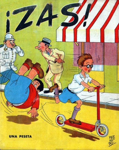 ¡ZAS! - 1945 - Acción Católica - Colección Completa – 16 Tebeos En Formato PDF - Descarga Inmediata