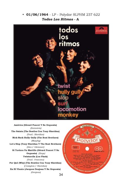 LOS BEATLES En Todo El Mundo - ESPAÑA - Discografía En Vinilo 1962-1972 - 1 Libro En Formato PDF - Descarga Inmediata