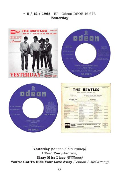 LOS BEATLES En Todo El Mundo - ESPAÑA - Discografía En Vinilo 1962-1972 - 1 Libro En Formato PDF - Descarga Inmediata