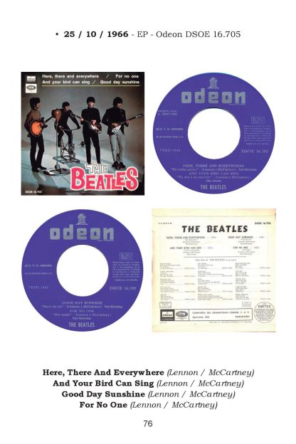 LOS BEATLES En Todo El Mundo - ESPAÑA - Discografía En Vinilo 1962-1972 - 1 Libro En Formato PDF - Descarga Inmediata