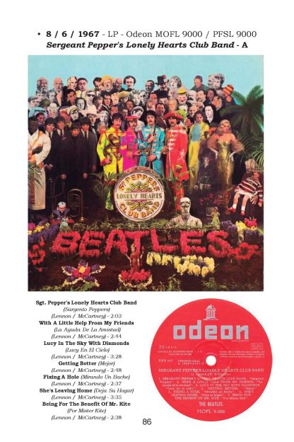 LOS BEATLES En Todo El Mundo - ESPAÑA - Discografía En Vinilo 1962-1972 - 1 Libro En Formato PDF - Descarga Inmediata