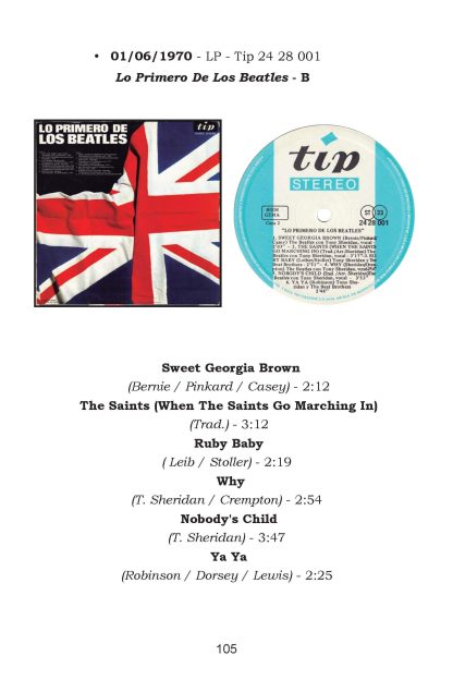 LOS BEATLES En Todo El Mundo - ESPAÑA - Discografía En Vinilo 1962-1972 - 1 Libro En Formato PDF - Descarga Inmediata