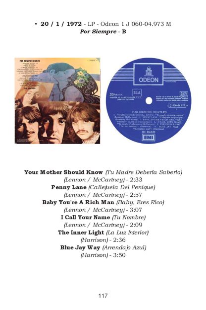 LOS BEATLES En Todo El Mundo - ESPAÑA - Discografía En Vinilo 1962-1972 - 1 Libro En Formato PDF - Descarga Inmediata