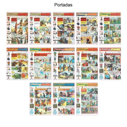 CLÁSICOS DEL COMIC - 1988 - Colección Completa – 13 Tebeos En Formato PDF - Descarga Inmediata