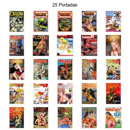 CÓMIC ERÓTICO ESPAÑOL - Vol. 10 - Lote de 100 Cómics En Formato PDF - Descarga Inmediata
