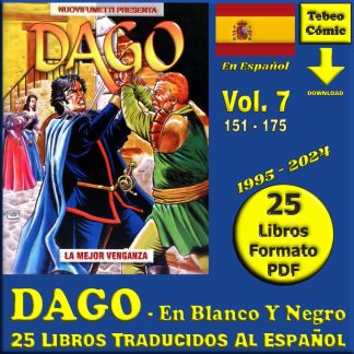 DAGO - De Robin Wood - Vol. 7 - En Blanco Y Negro - En Español – 1995 - Lote De 25 Libros En Formato PDF - Descarga Inmediata